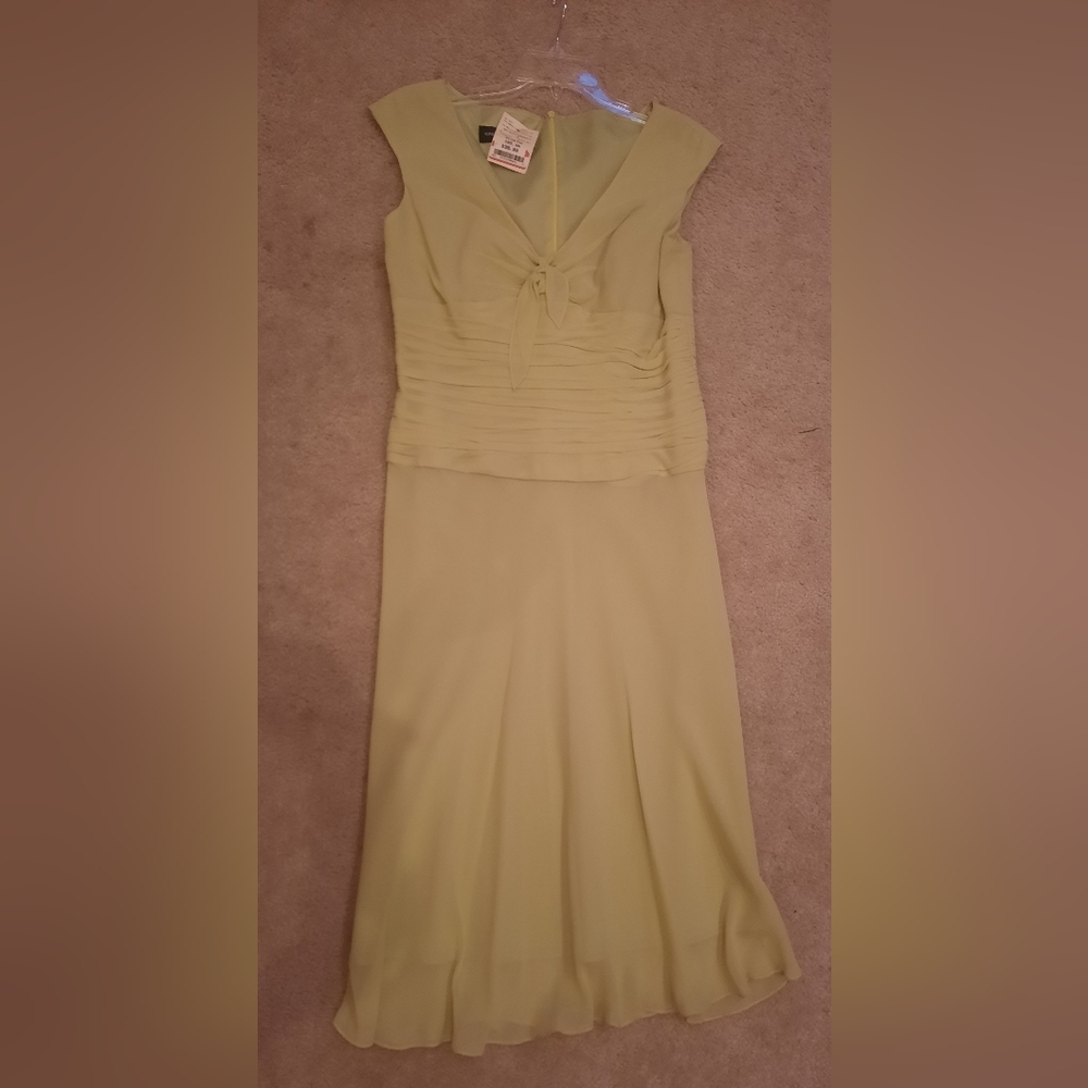 Neon green sheer  dress